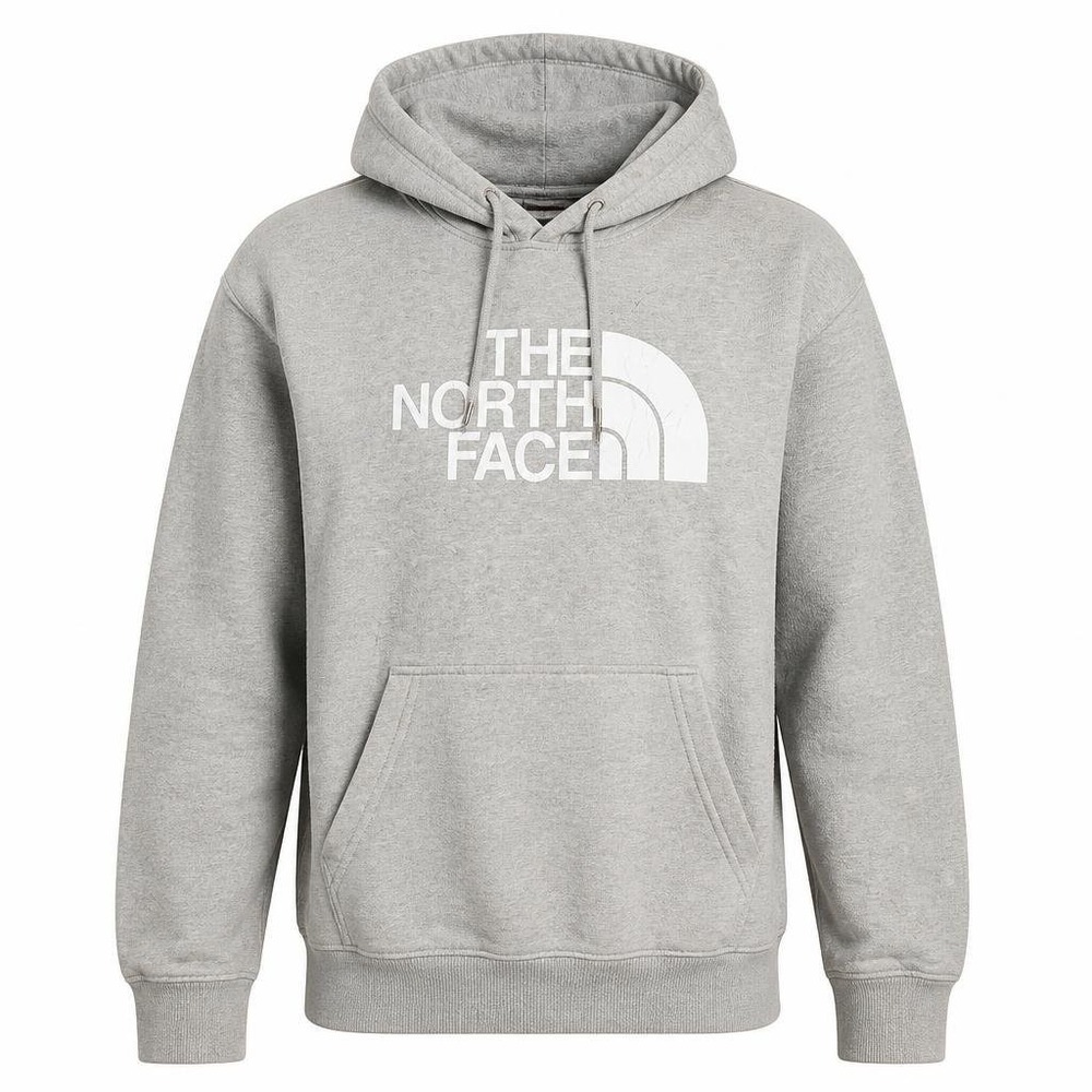 North Face Hoodie Mens XL Gray Hooded Sweatshirt Half Dome Gorpcore Hiking